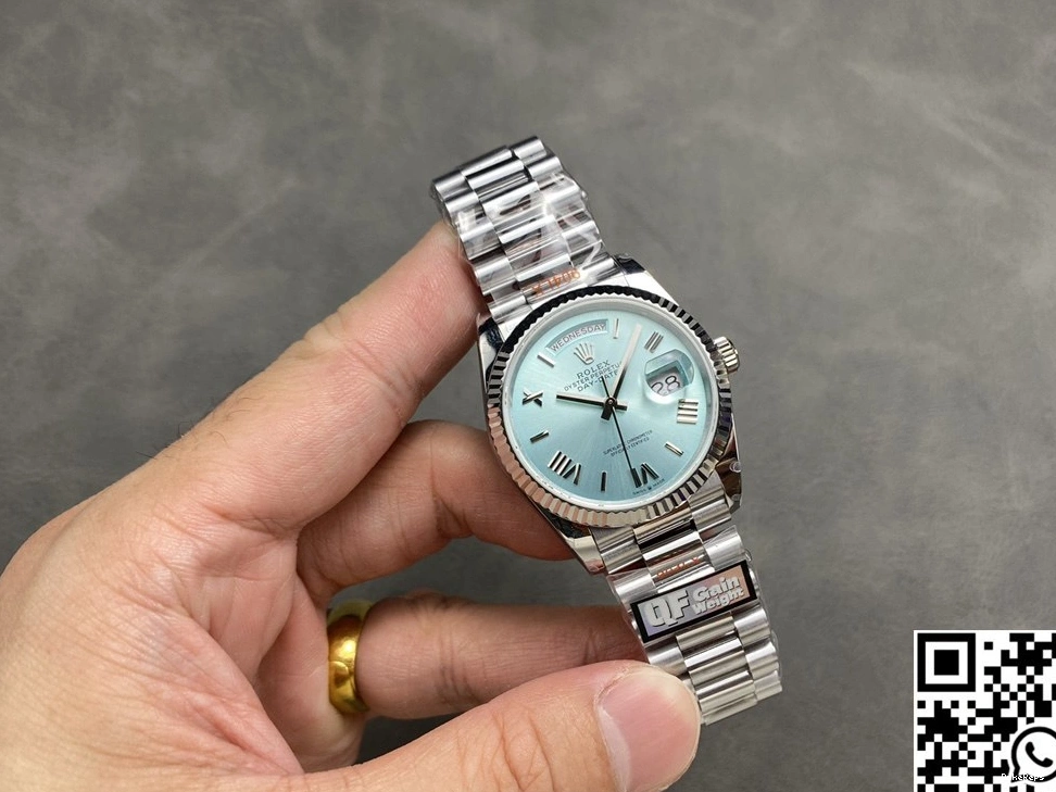 Rolex Day Steel v5 Tungsten M128236-0018 Factory 36mm White QF Date Dial 0410